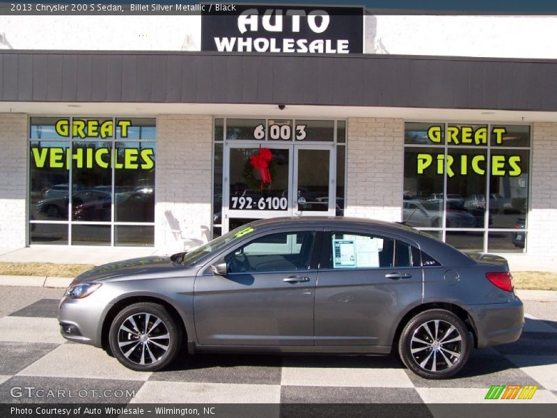 Billet Silver Metallic / Black 2013 Chrysler 200 S Sedan
