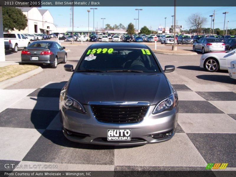 Billet Silver Metallic / Black 2013 Chrysler 200 S Sedan