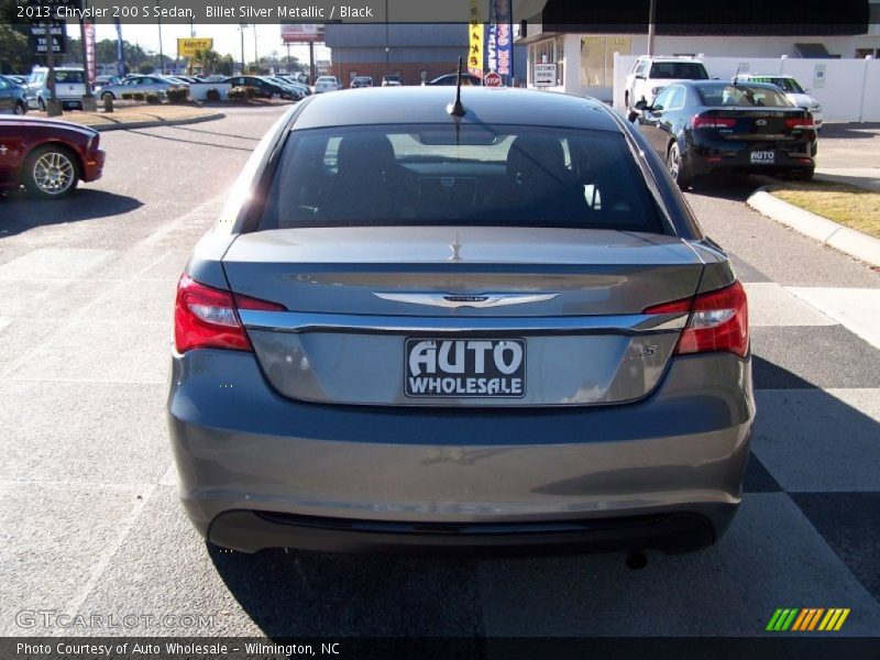 Billet Silver Metallic / Black 2013 Chrysler 200 S Sedan