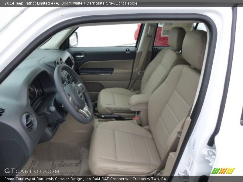 Bright White / Dark Slate Gray/Light Pebble 2014 Jeep Patriot Limited 4x4