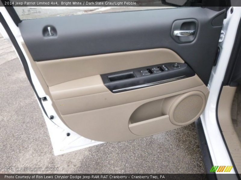 Bright White / Dark Slate Gray/Light Pebble 2014 Jeep Patriot Limited 4x4