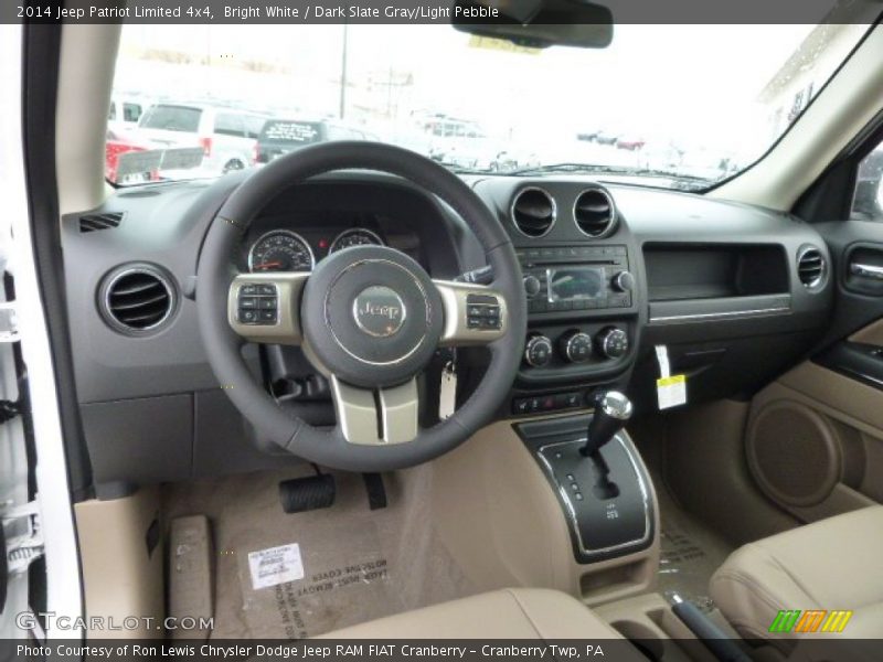 Bright White / Dark Slate Gray/Light Pebble 2014 Jeep Patriot Limited 4x4