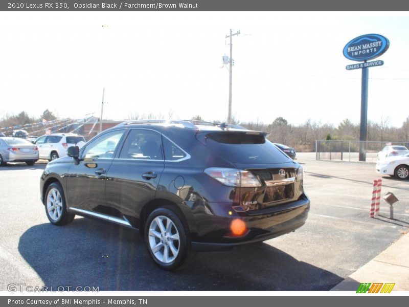 Obsidian Black / Parchment/Brown Walnut 2010 Lexus RX 350