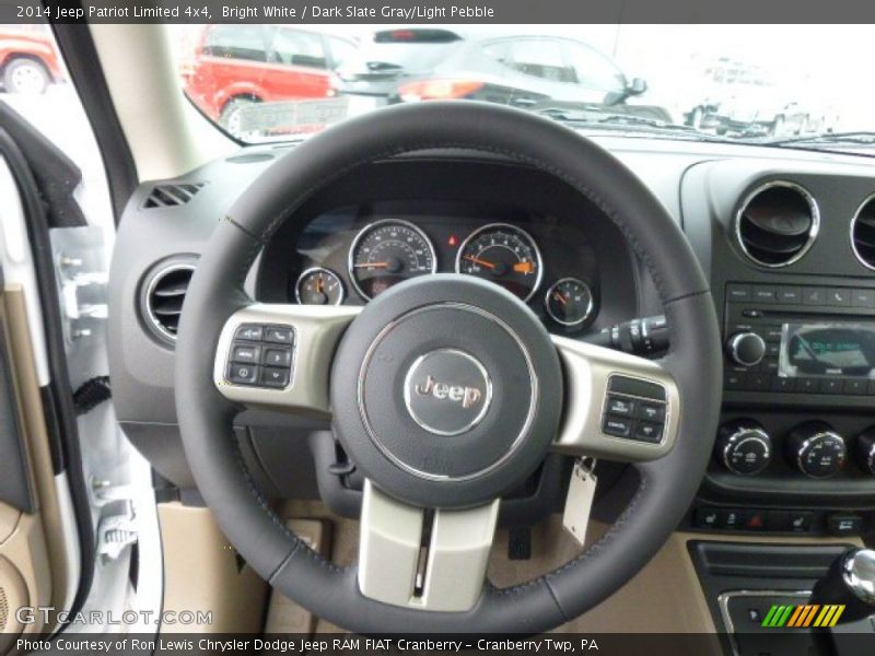 Bright White / Dark Slate Gray/Light Pebble 2014 Jeep Patriot Limited 4x4