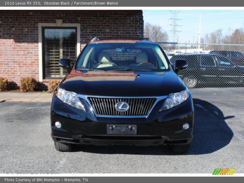 Obsidian Black / Parchment/Brown Walnut 2010 Lexus RX 350