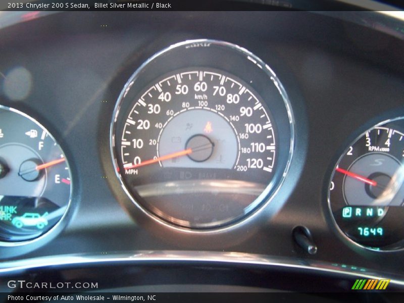 Billet Silver Metallic / Black 2013 Chrysler 200 S Sedan