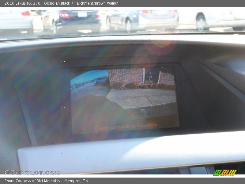 Obsidian Black / Parchment/Brown Walnut 2010 Lexus RX 350