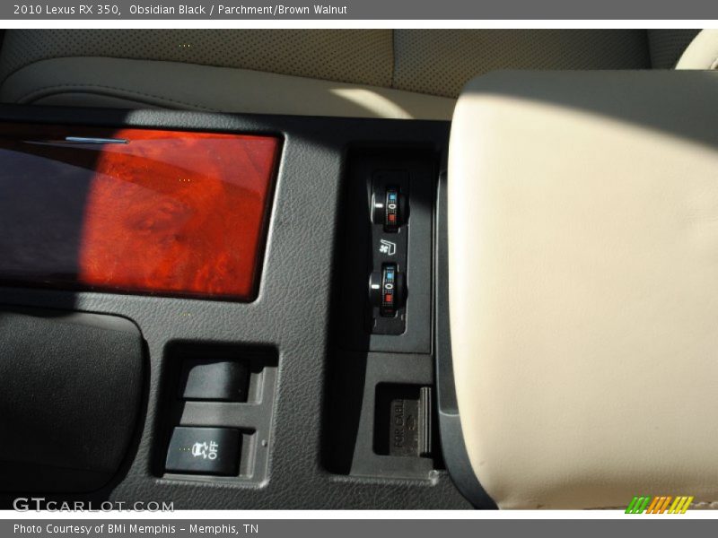 Obsidian Black / Parchment/Brown Walnut 2010 Lexus RX 350