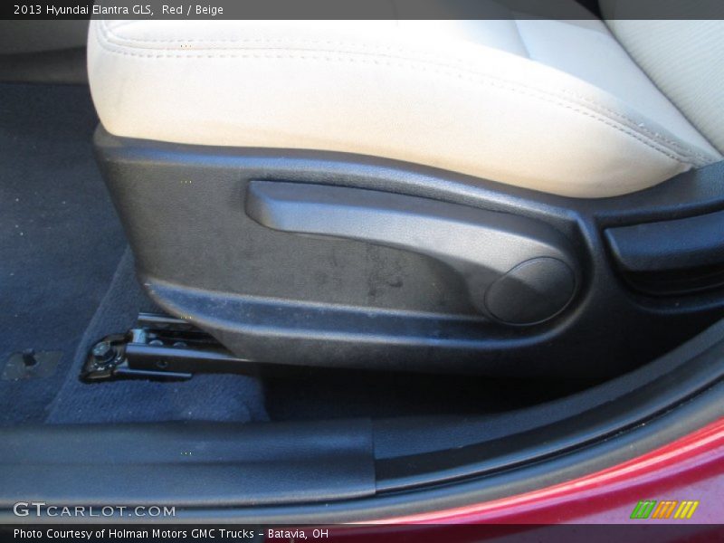 Red / Beige 2013 Hyundai Elantra GLS
