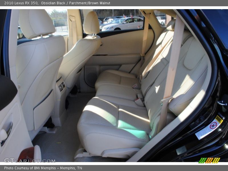 Obsidian Black / Parchment/Brown Walnut 2010 Lexus RX 350