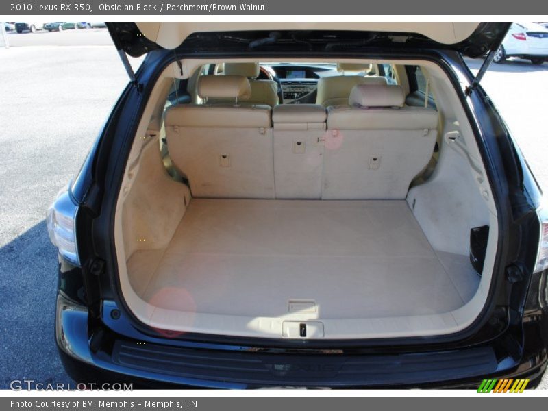 Obsidian Black / Parchment/Brown Walnut 2010 Lexus RX 350