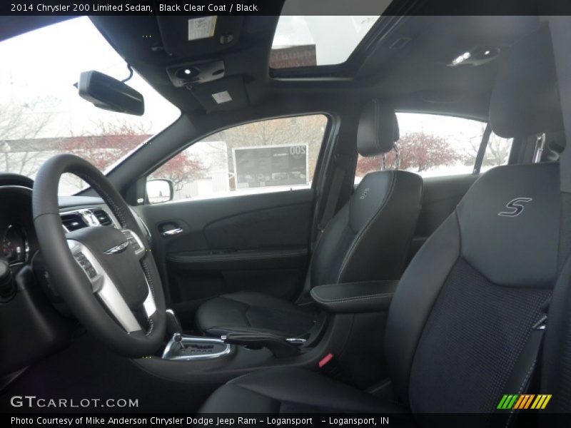 Black Clear Coat / Black 2014 Chrysler 200 Limited Sedan