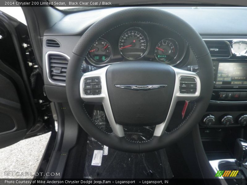 Black Clear Coat / Black 2014 Chrysler 200 Limited Sedan