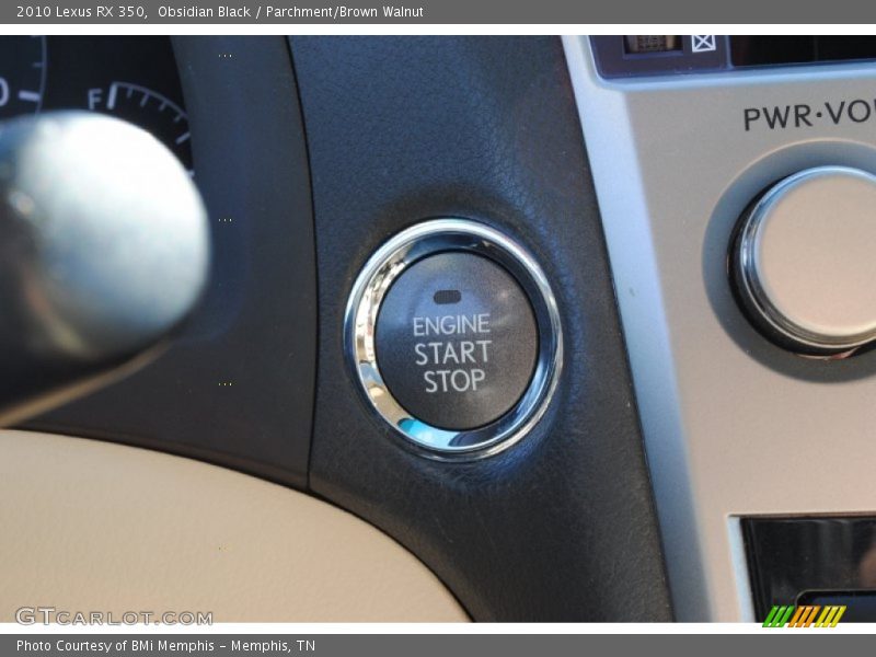 Obsidian Black / Parchment/Brown Walnut 2010 Lexus RX 350
