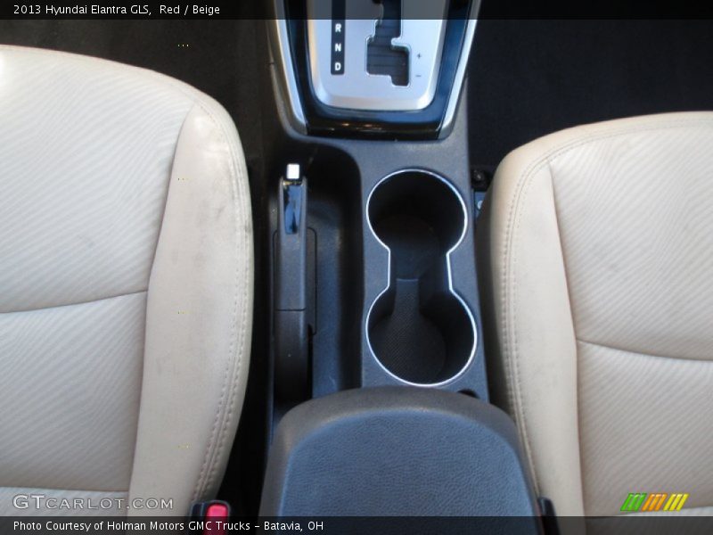 Red / Beige 2013 Hyundai Elantra GLS