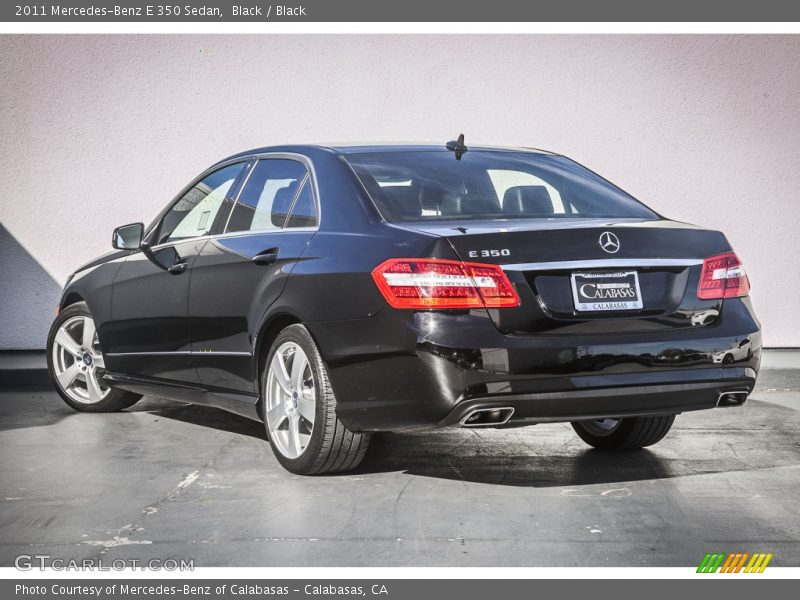 Black / Black 2011 Mercedes-Benz E 350 Sedan