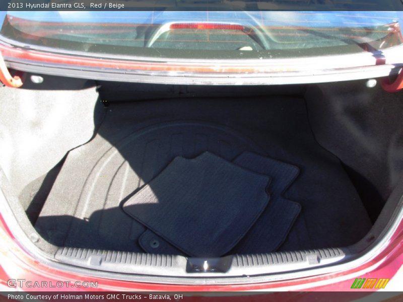 Red / Beige 2013 Hyundai Elantra GLS