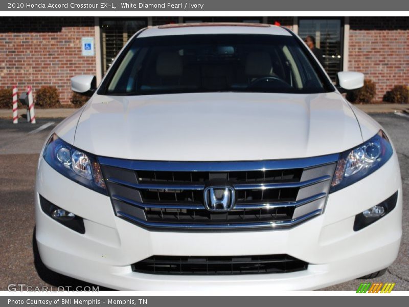 White Diamond Pearl / Ivory 2010 Honda Accord Crosstour EX-L