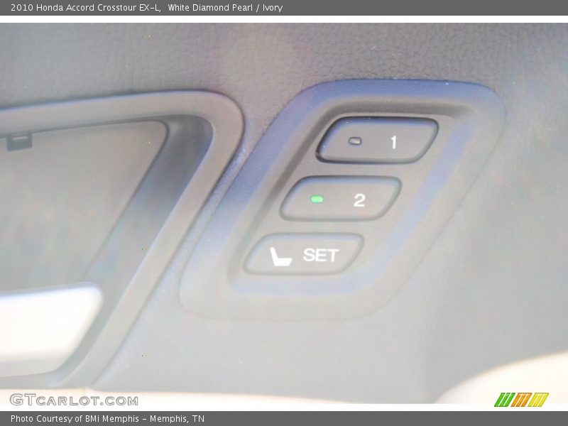 White Diamond Pearl / Ivory 2010 Honda Accord Crosstour EX-L