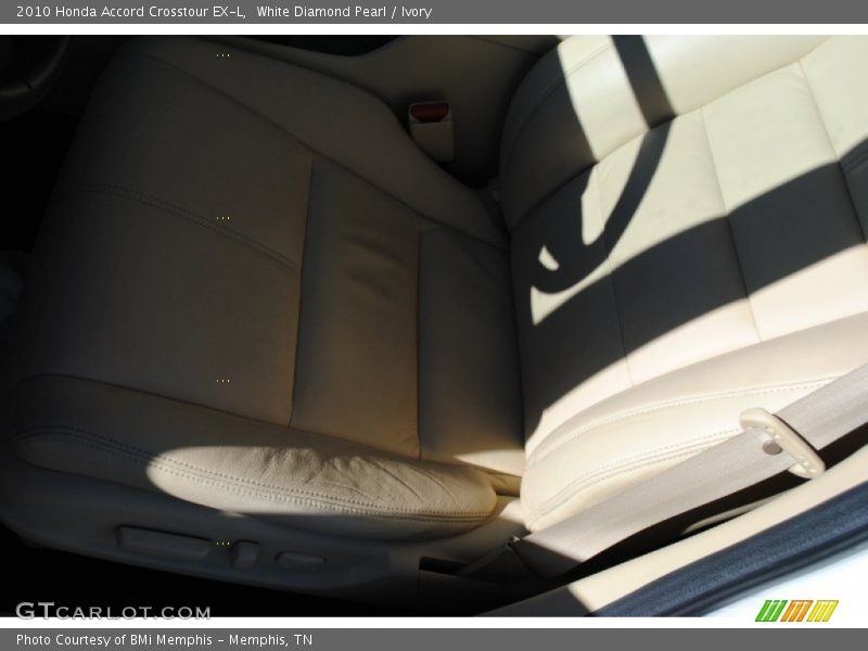 White Diamond Pearl / Ivory 2010 Honda Accord Crosstour EX-L