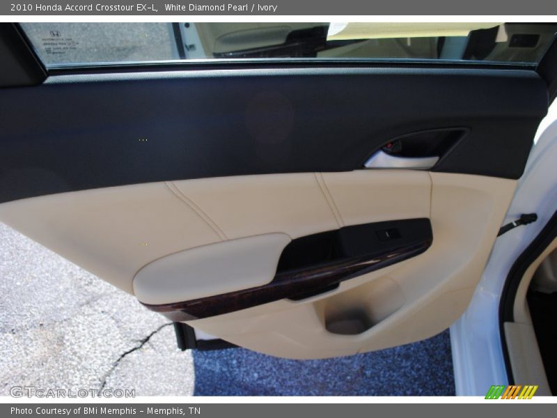 White Diamond Pearl / Ivory 2010 Honda Accord Crosstour EX-L
