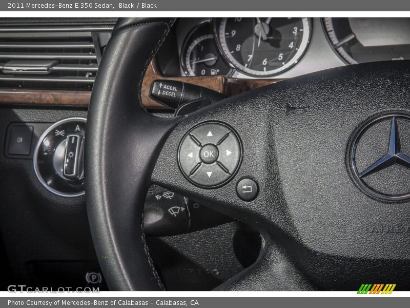 Black / Black 2011 Mercedes-Benz E 350 Sedan