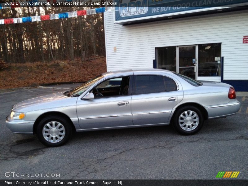 Silver Frost Metallic / Deep Charcoal 2002 Lincoln Continental
