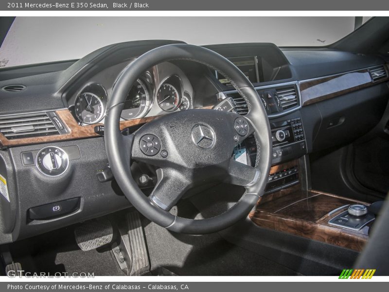 Black / Black 2011 Mercedes-Benz E 350 Sedan