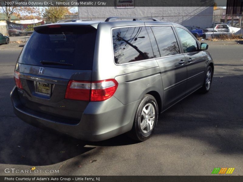 Nimbus Gray Metallic / Gray 2007 Honda Odyssey EX-L