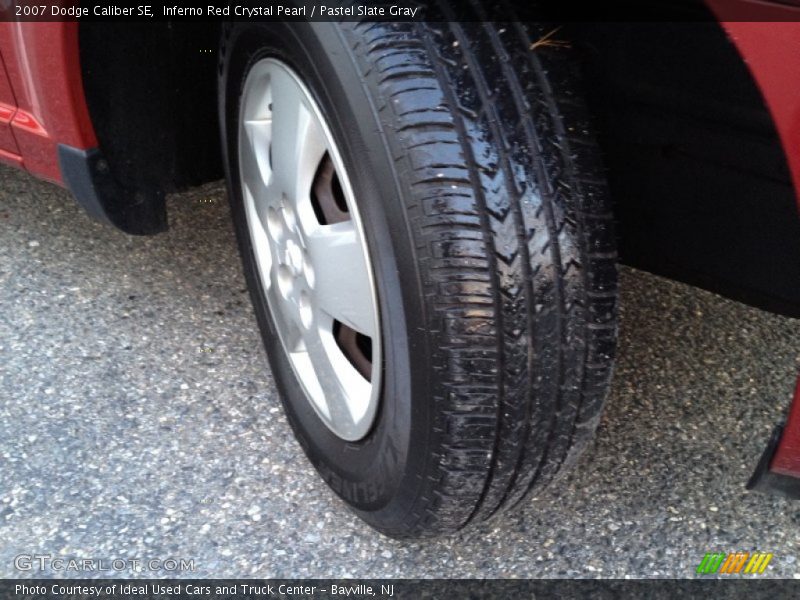 Inferno Red Crystal Pearl / Pastel Slate Gray 2007 Dodge Caliber SE