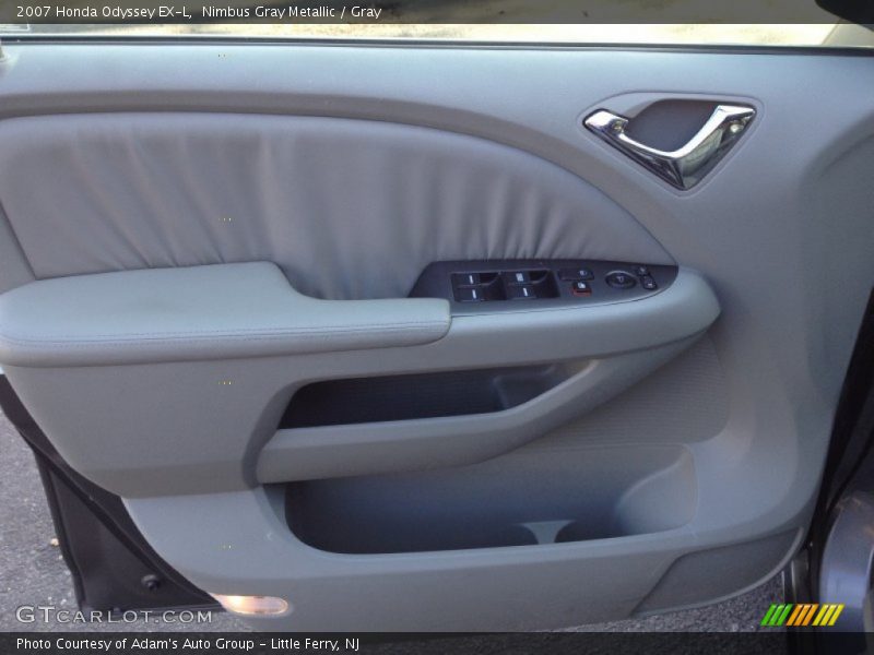 Nimbus Gray Metallic / Gray 2007 Honda Odyssey EX-L