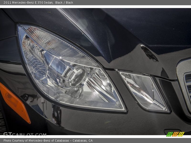 Black / Black 2011 Mercedes-Benz E 350 Sedan