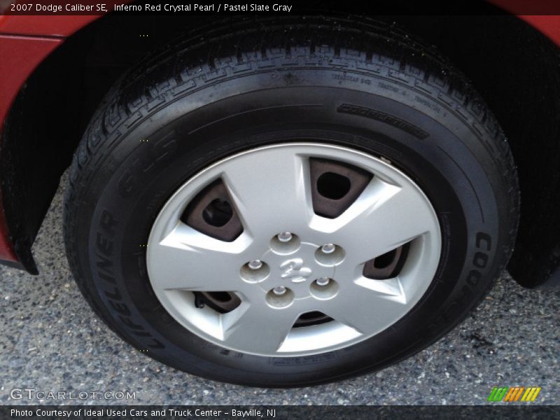 Inferno Red Crystal Pearl / Pastel Slate Gray 2007 Dodge Caliber SE