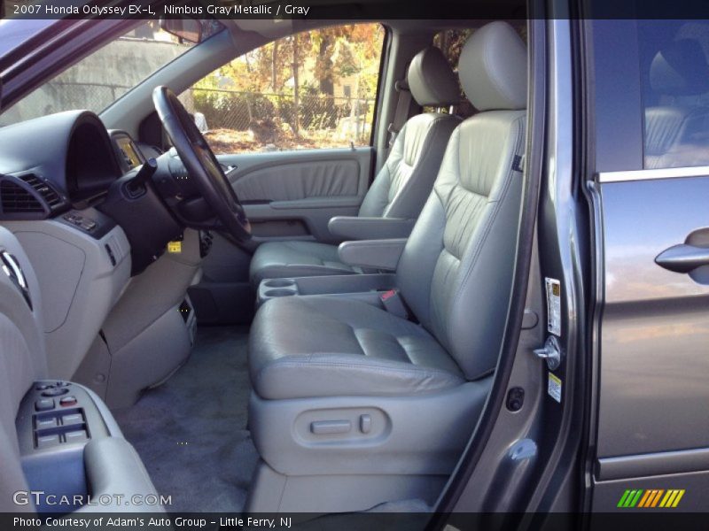 Nimbus Gray Metallic / Gray 2007 Honda Odyssey EX-L