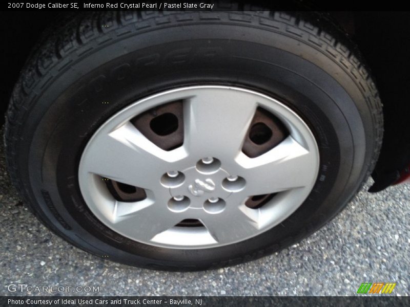 Inferno Red Crystal Pearl / Pastel Slate Gray 2007 Dodge Caliber SE