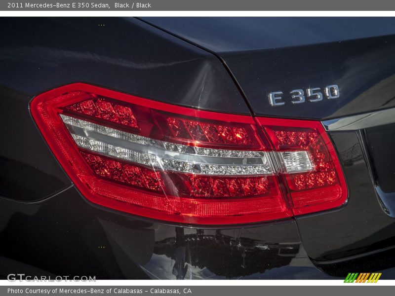 Black / Black 2011 Mercedes-Benz E 350 Sedan