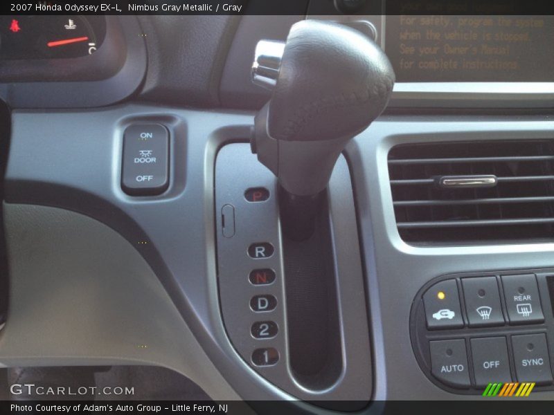 Nimbus Gray Metallic / Gray 2007 Honda Odyssey EX-L