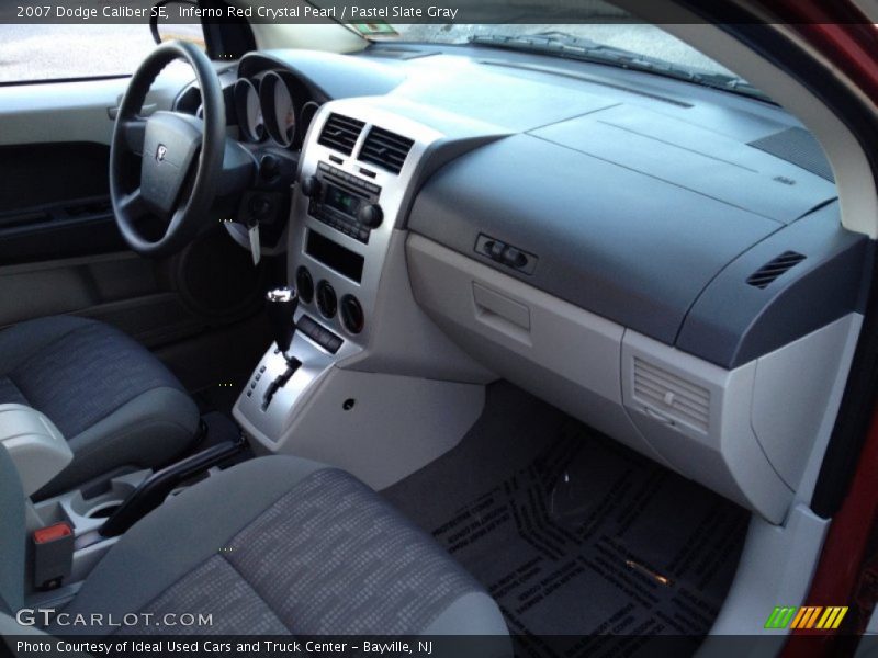Inferno Red Crystal Pearl / Pastel Slate Gray 2007 Dodge Caliber SE