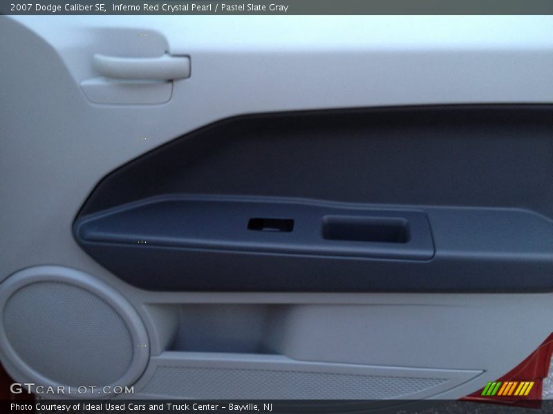 Inferno Red Crystal Pearl / Pastel Slate Gray 2007 Dodge Caliber SE