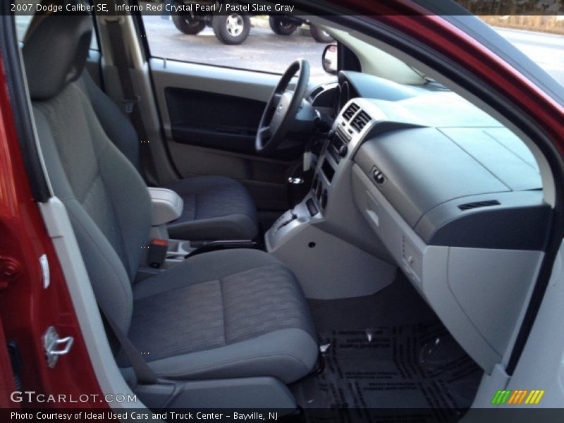 Inferno Red Crystal Pearl / Pastel Slate Gray 2007 Dodge Caliber SE
