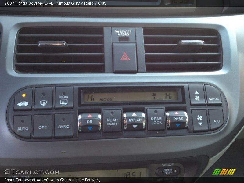 Nimbus Gray Metallic / Gray 2007 Honda Odyssey EX-L