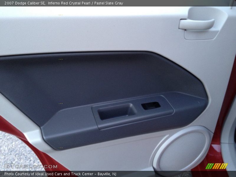 Inferno Red Crystal Pearl / Pastel Slate Gray 2007 Dodge Caliber SE