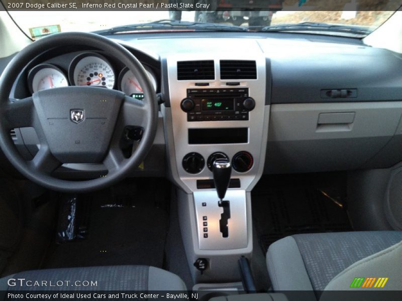 Inferno Red Crystal Pearl / Pastel Slate Gray 2007 Dodge Caliber SE