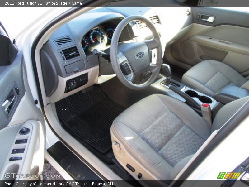 White Suede / Camel 2012 Ford Fusion SE