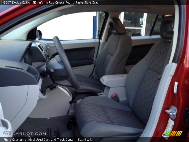 Inferno Red Crystal Pearl / Pastel Slate Gray 2007 Dodge Caliber SE