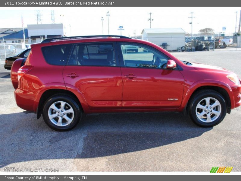 Barcelona Red Metallic / Ash 2011 Toyota RAV4 Limited 4WD