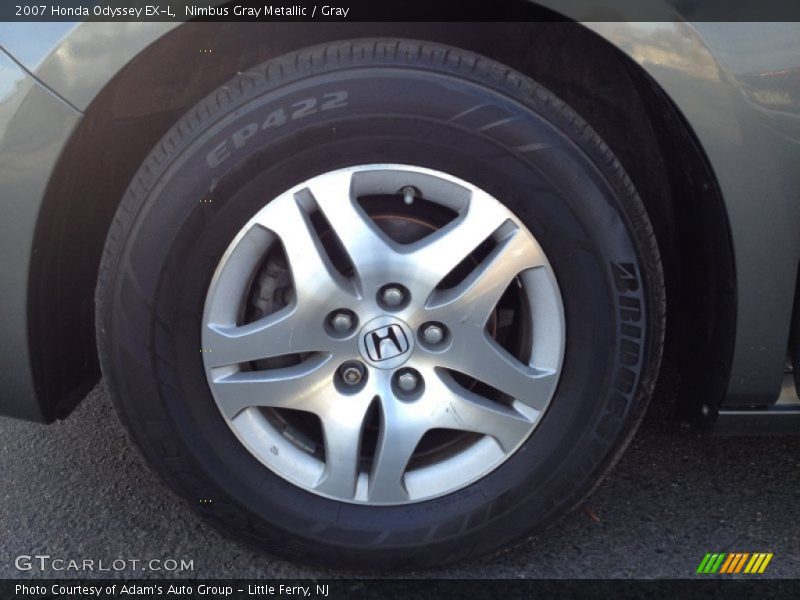 Nimbus Gray Metallic / Gray 2007 Honda Odyssey EX-L