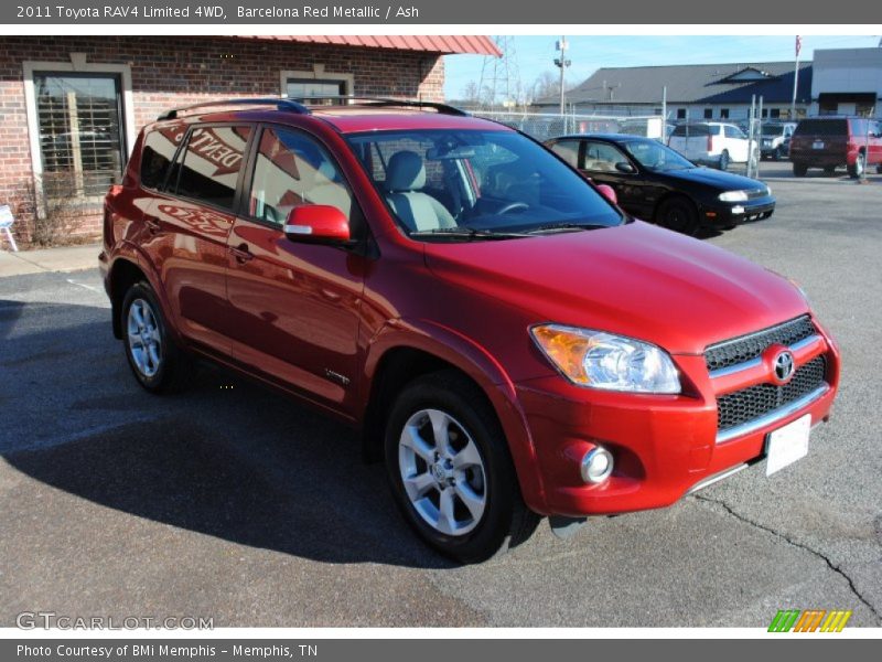 Barcelona Red Metallic / Ash 2011 Toyota RAV4 Limited 4WD