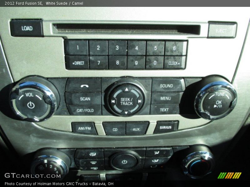 White Suede / Camel 2012 Ford Fusion SE