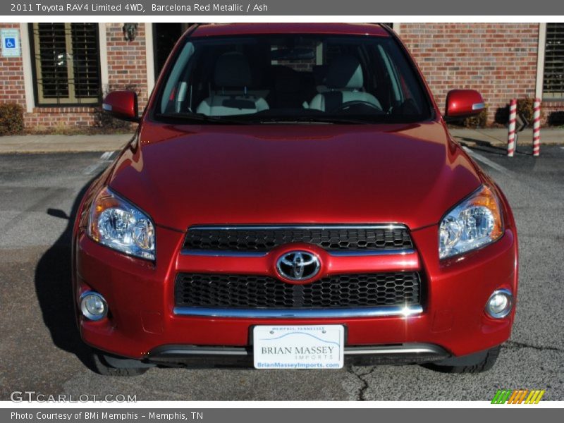 Barcelona Red Metallic / Ash 2011 Toyota RAV4 Limited 4WD